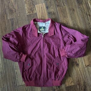 Grenfell Burgundy Cotton Jacket Men’s Size 44